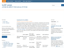 Tablet Screenshot of law2050.com